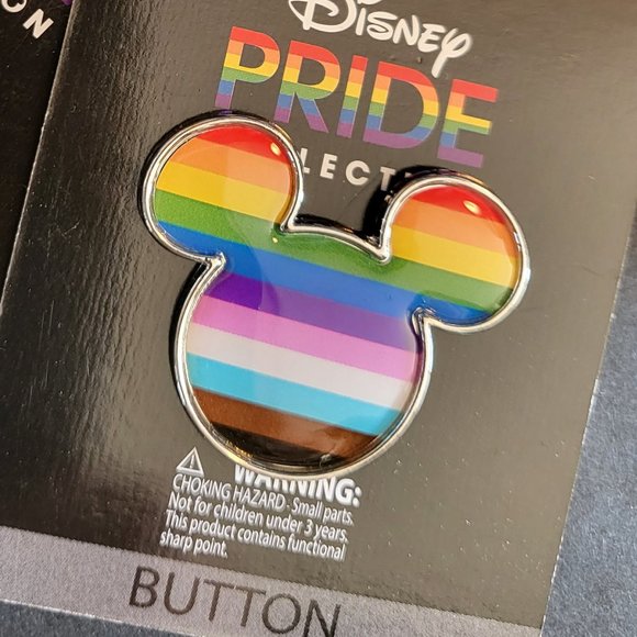 Mickey Silhouette Disney Pride Collection Collectable Button, NWT - Picture 1 of 1